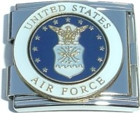 CT5117 US Air Force Mega Italian Charm