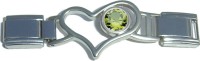 CT8001-8 Light Green Heart Connector