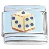 CT1196 Dice Board Game Casino Die Italian Charm