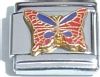 CT1269 Butterfly Red Wings Italian Charm