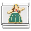 CT1401 Hula Dancer Italian Charm