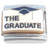 CT1506 The Graduate Grad Cap Graduation Italian Charm