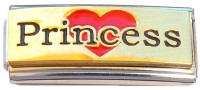CT1642 Princess Heart Superlink Italian Charm