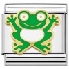 CT1674 Smiling Frog Italian Charm