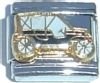 CT1750 Antique Black Car Italian Charm