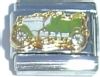 CT1752 Antique Green Car Italian Charm