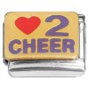 CT1913 Love 2 Cheer Italian Charm