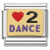 CT1914 Love 2 Dance Italian Charm
