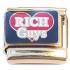 CT2122 Love Rich Guys Gold Base Italian Charm Design