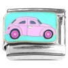 CT2178 Cute Pink Car Driving Italian Charm