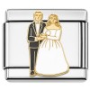CT3053 Married Couple Bride Groom Italian Charm