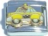 CT3254 Yellow Taxi Cab Car Italian Charm