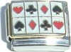 CT3371 Card Suits Italian Charm
