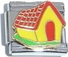 CT3414 Doghouse in Yellow Italian Charm