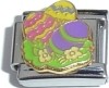 CT3560 Easter Eggs in Grass Italian Charm