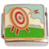 CT4043 Archery Target Bullseye Arrow Italian Charm