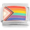 CT4662 Rainbow Pride Flag Italian Charm