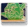 CT4761 Yoda on Black Italian Charm