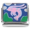 CT4932 Shrimp Blue Ocean Italian Charm