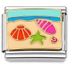 CT6991 Shells and Starfish Ocean Beach Italian Charm