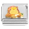 CT7325 Cute Owl on Branch Italian Charm