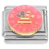 CT7359 Pink My Cat is a Petriot Patriotic Italian Charm