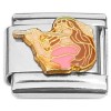 CT7425 Flute Player Musician Italian Charms