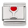 CT7553 Red Wine Drink Glass Italian Charm