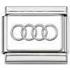 CT7776 Audi Circles Car Logo Italian Charm