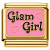 CT7897 Glam Girl Gold Italian Charmjpg