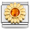CT7937 Bling Sunflower Italian Charm