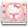 CT7967 Hello Kitty Pink Hearts Italian Charm