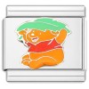 CT7970 Bear Leaf Italian Charm