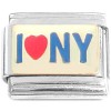 CT8266 I Love New York Heart Italian Charm
