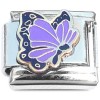 CT8284 Purple Butterfly Italian Charm