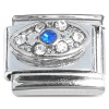 CT8357 Eye Blue Bling Italian Charm