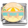CT8713 Ocean Scene Umbrella Beach Chairs Italian Charm