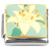 CT8866 Pretty Lily Flower Italian Charm