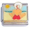 CT9940 Beach Lounging Red Swimsuit Italian Charm
