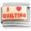 CT9953 I Love Quilting Italian Charm
