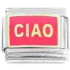 T415 Ciao Italian Hello Italian Charm