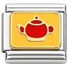 T432 Teapot on Yellow Italian Charm
