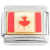 T435 Canada Country Flag Italian Charm