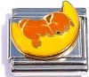 CT9124 Puppy Sleeping on the Moon Italian Charm