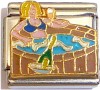 CT9219 Hot Tub and Bubbly Italian Charm