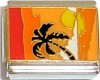 CT9328 Palm Tree Sunset Italian Charm