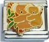 CT9386 Koala with Baby Italian Charm