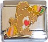 CT6197 Tender Heart Bear Italian Charm