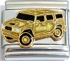 CT6502 Gold Hummer Italian Charm
