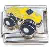 CT9813 Yellow Monster Truck Italian Charm